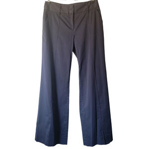 BCBGMaxaria Wide Leg Mid Rise Flat Front Dress Pant Old Money Slacks Size 04